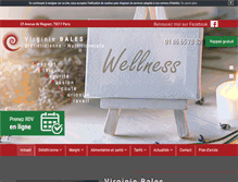 Tablet Screenshot of nutrition-virginie-bales.com